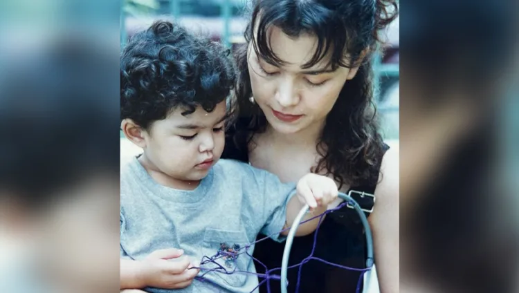แม่หมูลงรูปคู่นาย ณภัทร ตอนเด็ก พร้อมลั่นประโยคสั้น ๆ แต่ทัชใจมาก